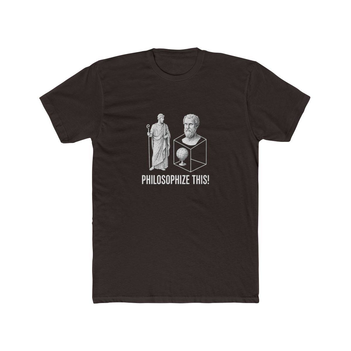 Philosophize This Tesseract | Philosophy Tee, Tesseract Shirt, Thinker Gift - alternate angle 2, merchandise